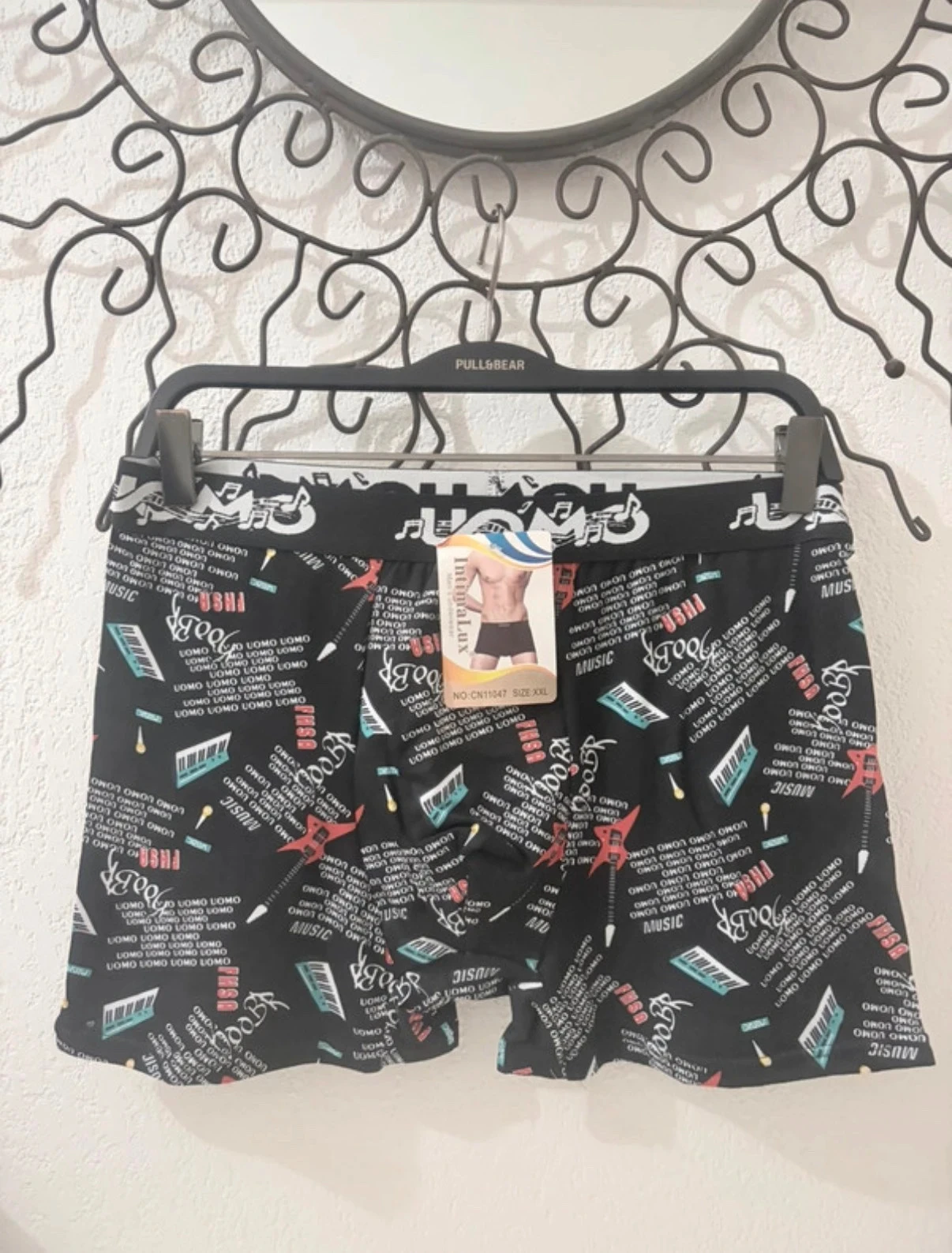 Boxer para hombre IntimaLux Nuevo 🎶 Motivo Música - Talla XXL – photo 3